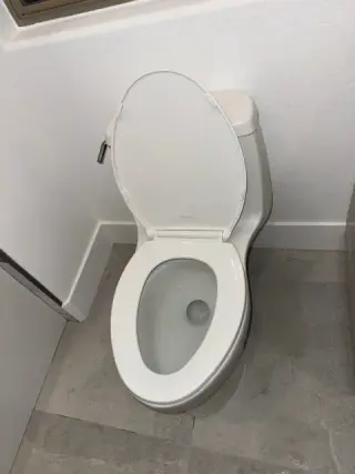 Bathroom after move-out cleaning